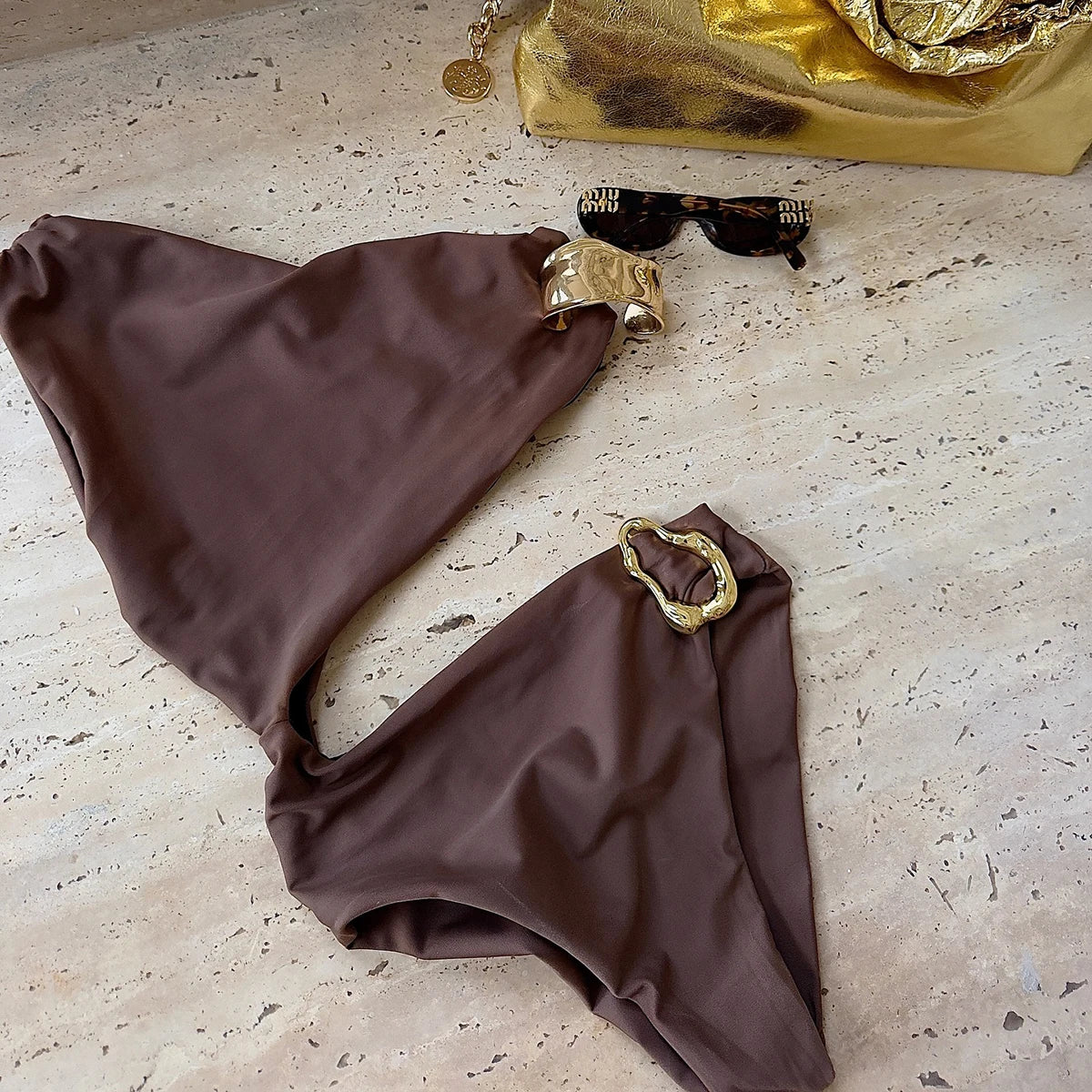 Een Schouder 2025, Sexy Vrouwen Eendelig Badpak Vrouwelijke Badmode Biquini Hoge Taille Monokini Zwempak Badpak Beachwear